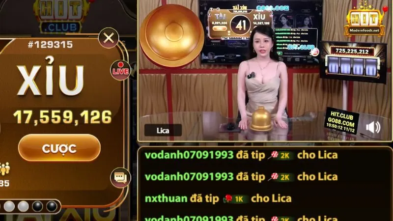 Cách chơi Tài Xỉu Livestream